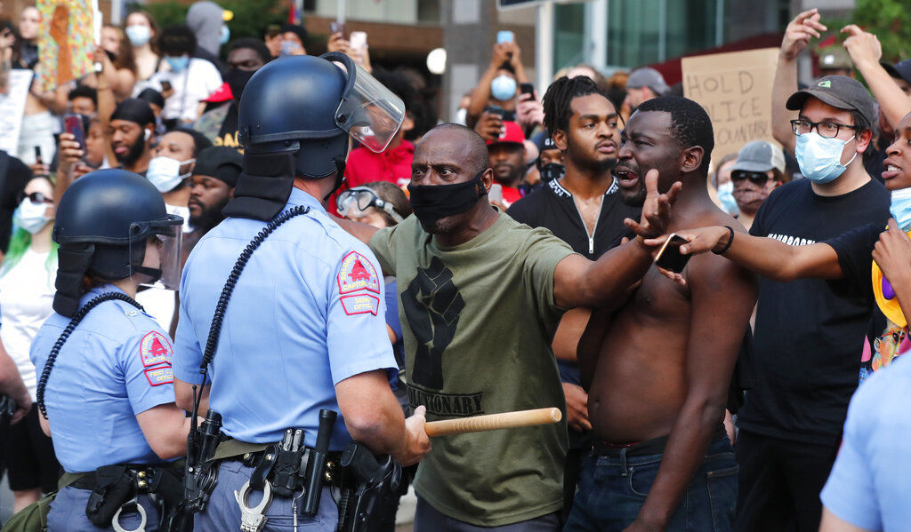 APTOPIX Minneapolis Police Death Protests North Carolina